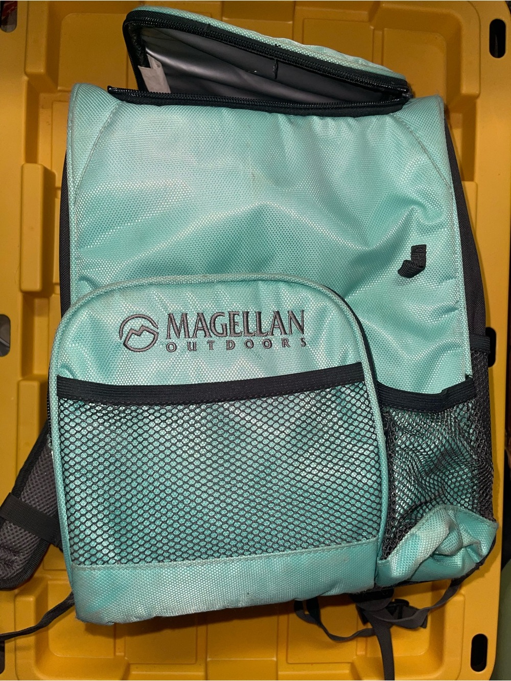 Magellan Outdoors Mint Green and Black Daypack Backpack